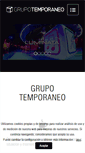 Mobile Screenshot of grupotemporaneo.com